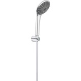 Set para de dus Grohe Vitalio Joy 110 Mono 27324000, 1/2&amp;#039;&amp;#039;, universal, suport, 1 pulverizare, furtun 1.75 m, crom