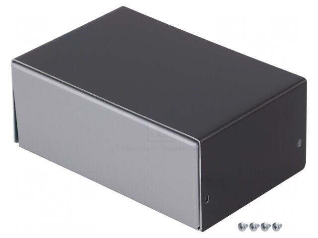 Carcasă Aluminiu Argintie 100x153x63mm