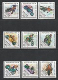 Mongolia 1981 - #324 Sporturi cu Motociclete 9v MNH