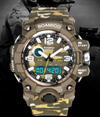 Ceas Quartz Camuflaj MAMBA 32 + Bratara fitness cadou foto