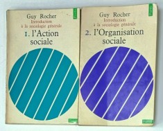 INTRODUCTION A LA SOCIOLOGIE GENERALE par GUY ROCHER , VOLUMELE I - II , 1968, PREZINTA URME DE UZURA