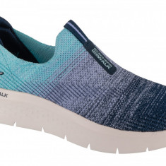 Pantofi pentru adidași Skechers Go Walk Flex - Cali Sunset 124827-NVAQ albastru