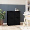 VidaXL Dulapuri, 2 buc., negru, 30x30x70 cm, lemn prelucrat 811172