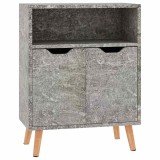Cumpara ieftin Servanta, gri beton, 60x30x72 cm, lemn prelucrat