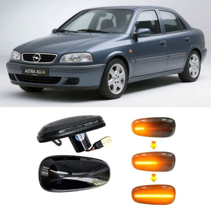 Semnalizari Dinamice Aripi, pentru Opel Astra G (1998-2009), Opel Zafira A (1999-2005)