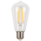 Bec LED filament Hoff clasic ST58 E27 4W 600lm lumina rece 6500 K