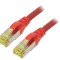 Patch cord S/FTP CAT6a LSZH Roșu 2m
