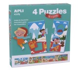 Puzzle APLI XL - Anotimpuri, set 4 puzzle