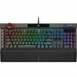 Tastatura Gaming Mecanica Corsair K100 RGB Optical OPX Switch, USB (Negru)