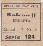 Bilet vechi Opera de Stat Cluj | Balcon II Dreapta