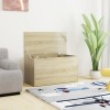 Cufăr Depozitare vidaXL Stejar Sonoma 84x42x46 cm PAL Multifuncțional | Cutie Organizare, Bancă, Măsuță