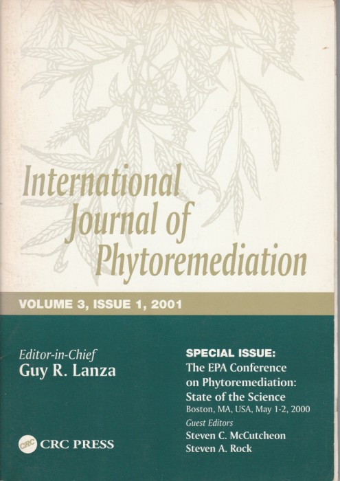 Guy Lanza (editor) International journal of phytoremediation