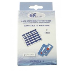 Set 2 bucati microfiltru antibacterian cu timestrip pentru frigider Whirlpool