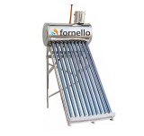 Panou solar nepresurizat Fornello 10 tuburi vidate si vas flotor 5 litri, Termic