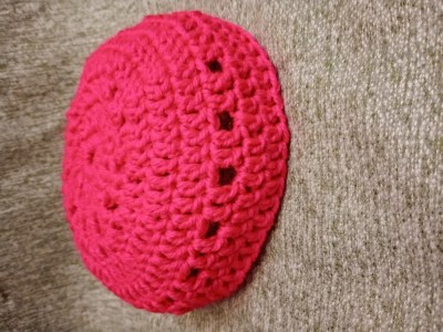 căciuliță de toamnă roz-bon-bon foto