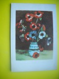 HOPCT 10723 ANEMONE -STEFAN LUCHIAN [1868-1916] CP -FLORI-FELICITARE ANIVERSARA -CIRCULATA