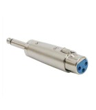 Adaptor XLR JACK soclu XLR &ndash; 6.3 mm fisa JACK (mono) 05208