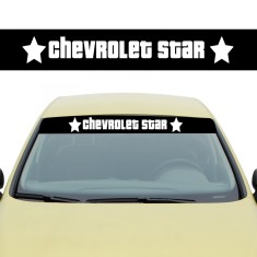 Sticker Parasolar Chevrolet Star , Autocolant Parbriz pentru Tuning Chevrolet