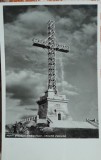 Carte postala, Muntii Bucegi, Caraiman, Crucea Eroilor, perioada interbelica