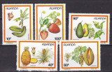 Rwanda 1987 fructe MI 1370-1374 MNH, Nestampilat