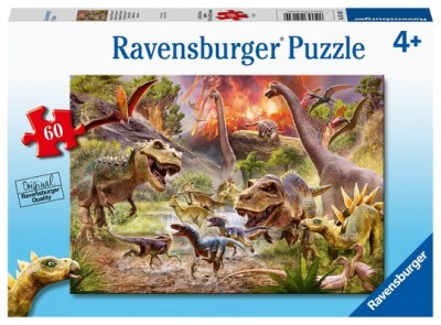 Dinosaur Dash 60 PC Puzzle foto