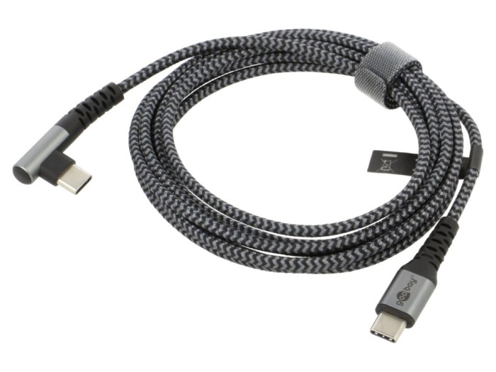 Cablu USB C &icirc;n unghi 2m