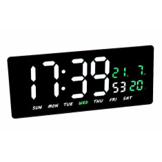 Ceas cu Led Alb-Verde JH-3604 / Alarma, Calendar, Temperatura