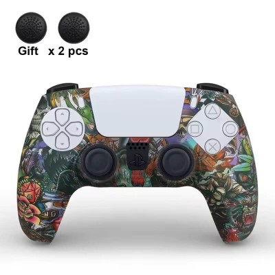 Husa controller ps5, 2 thumb grip, silicon, beast foto