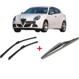 Cumpara ieftin Set 3 stergatoare ALFA ROMEO GIULIETTA (940_) 2010 - 2020, pentru parbriz si luneta, Bosch Twin