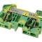 Conector &Icirc;mbinare Șine 0,2-6mm2 2 Borne Galben-Verde