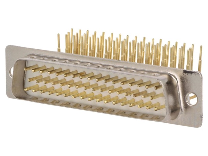 D-Sub 50-Pin Soclu PCB 90&deg; THT