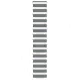 Jaluzea tip zebra gri &icirc;nchis lățime țesătură 40,9 cm poliester