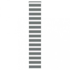 Gossi jaluzea tip zebra gri inchis latime tesatura 40,9 cm poliester