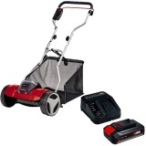 Einhell GE-HM 18/38 PXC + Starter Kit - Masina de tuns iarba 38 cm 45 l + Set 1 acumulator si incarcator Li-Ion 18 V 2.5 Ah