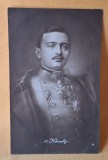 domn decorat ( casa regala), carte postala circulata, veche, anii 1930