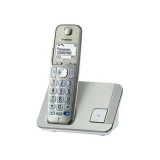 Telefon DECT Panasonic KX-TGE210FXN Tastatura cu Iluminare Timp Convorbire pana la 16 ore Argintiu