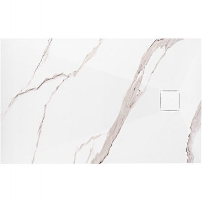 Cada de duș Magnum CARRARA WHITE 80x100 foto