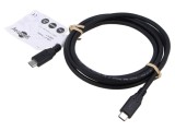 Cablu USB 4.0 USB C 1,5m negru 20Gbps Goobay