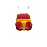 Leagan suspendabil pentru copii, rosu/galben, max 23 kg