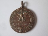 Rara! Italia medalia:Legiunea studentilor de carabinieri regali 1934