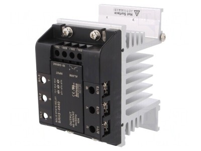 Releu Semiconductor 40A 3-fazat 48-480VAC foto