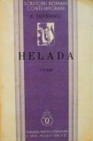 HELADA, POEM de N. DAVIDESCU, 1935