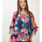 BLUZA CU MANECA SCURTA OVERSIZE SPLENDIDO MULTICOLORA TALIE UNICA Multicolora
