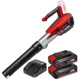 Einhell GP-LB 18/200 Li E PXC + Twinpack CB + 4514095 - Suflanta de gradina 670 m3/h + Set 2 acumulatori si incarcator Li-Ion 18 V 2.5 Ah