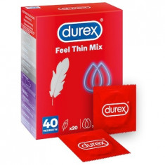 Prezervative Durex Ultra Thin 40, Feel Thin Mix, 40 bucati