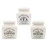 Set recipiente pentru condimente BEAUTIFUL HOME, Ceramica, Jovy
