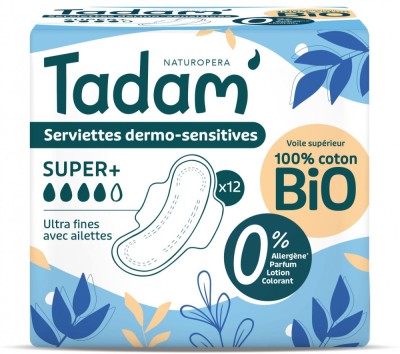 Absorbante BIO hipoalergenice Ultra Super+ Tadam foto