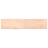 VidaXL Blat masă 180x40x(2-6) cm lemn stejar netratat contur organic