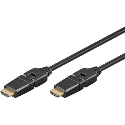 Cablu Hdmi 360 grade 2m 2.0v Ethernet 3D Goobay foto