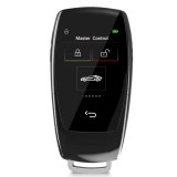 Cheie Auto Smart cu Display CerCip 799 Negru, Activare Keyless Entry, 4 butoane, LCD cu touchscreen